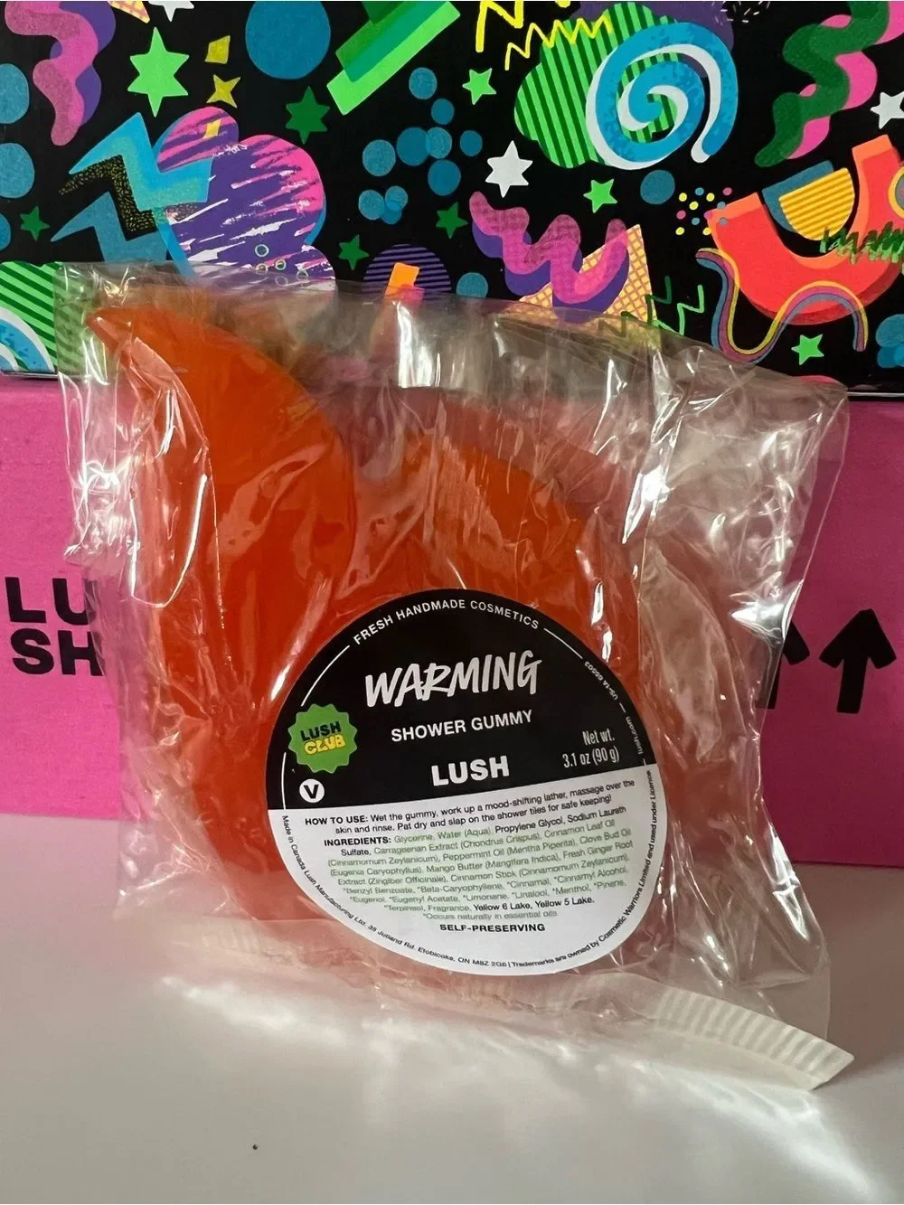 LUSH WARMING SHOWER GUMMY LISH CLUB LIMITED EDITION BRAND NEW